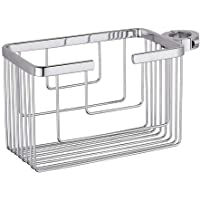 Kibath 426131 Portagel cesta de ducha y bañera CAM sin taladros- sin adhesivos- fabricada en latón ligera con acabado en…